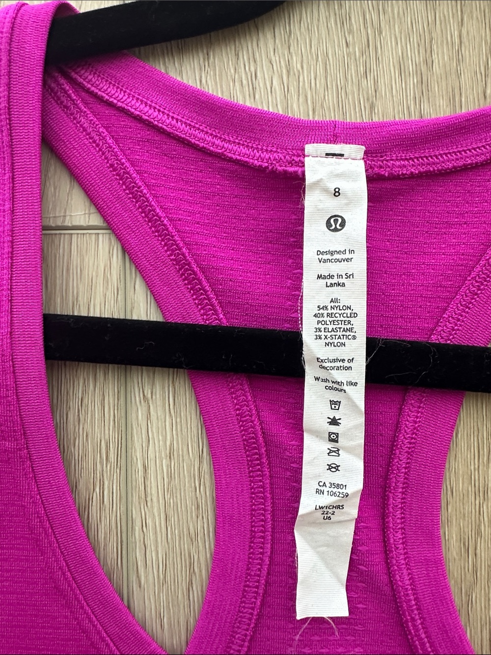 Lululemon Swiftly Tech Racerback Tank Top 2.0 Size 8 - Picture 3 of 5